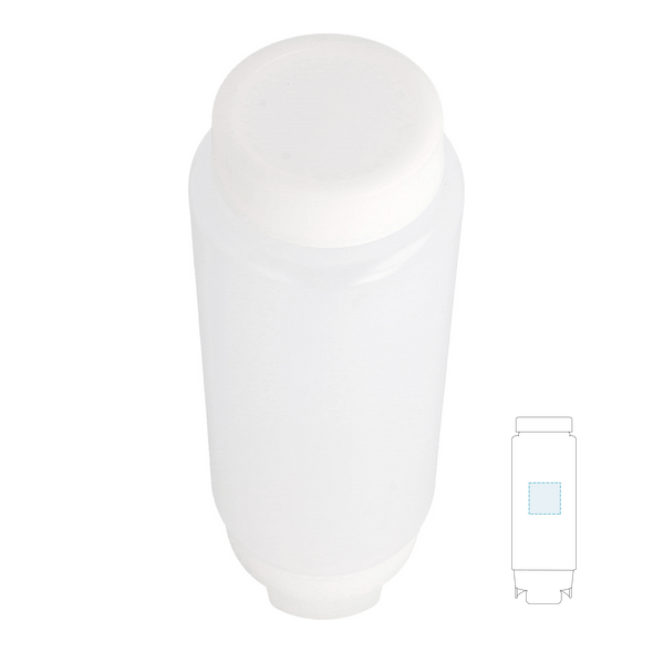 Průsvitné HDPE omáčkové lahve